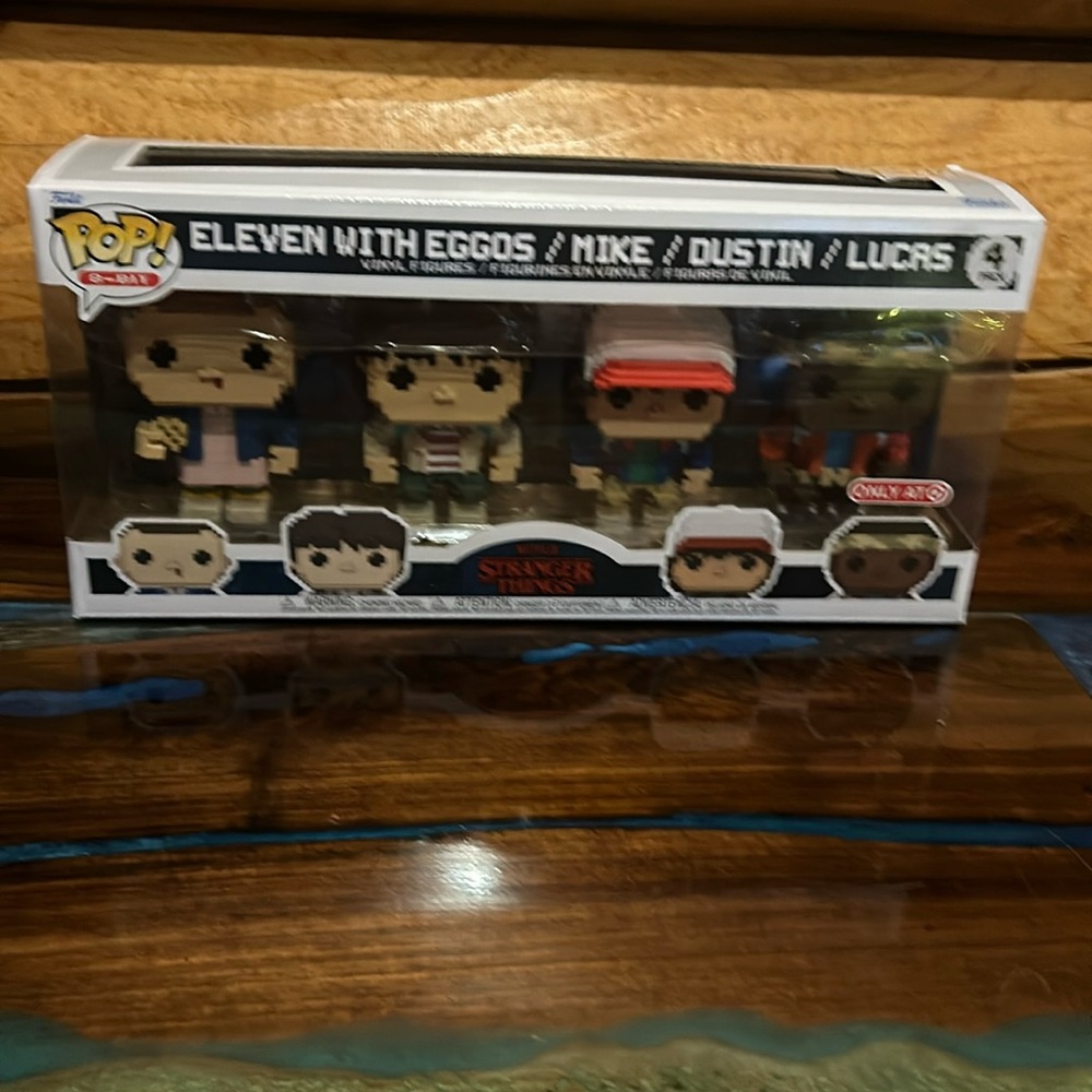 Funko Pop NWT/NIB Target Exclusive 4-Pack Stanger Things 8-Bit Figures